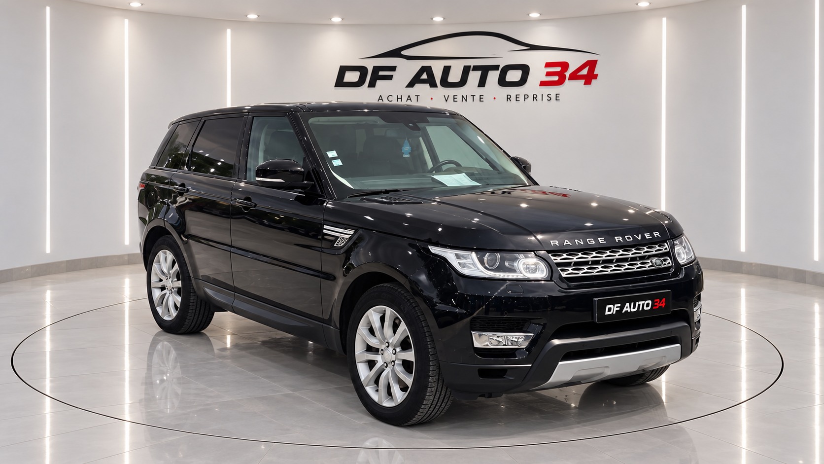 Range Rover Sport TDV6 — Vue avant côté opposé