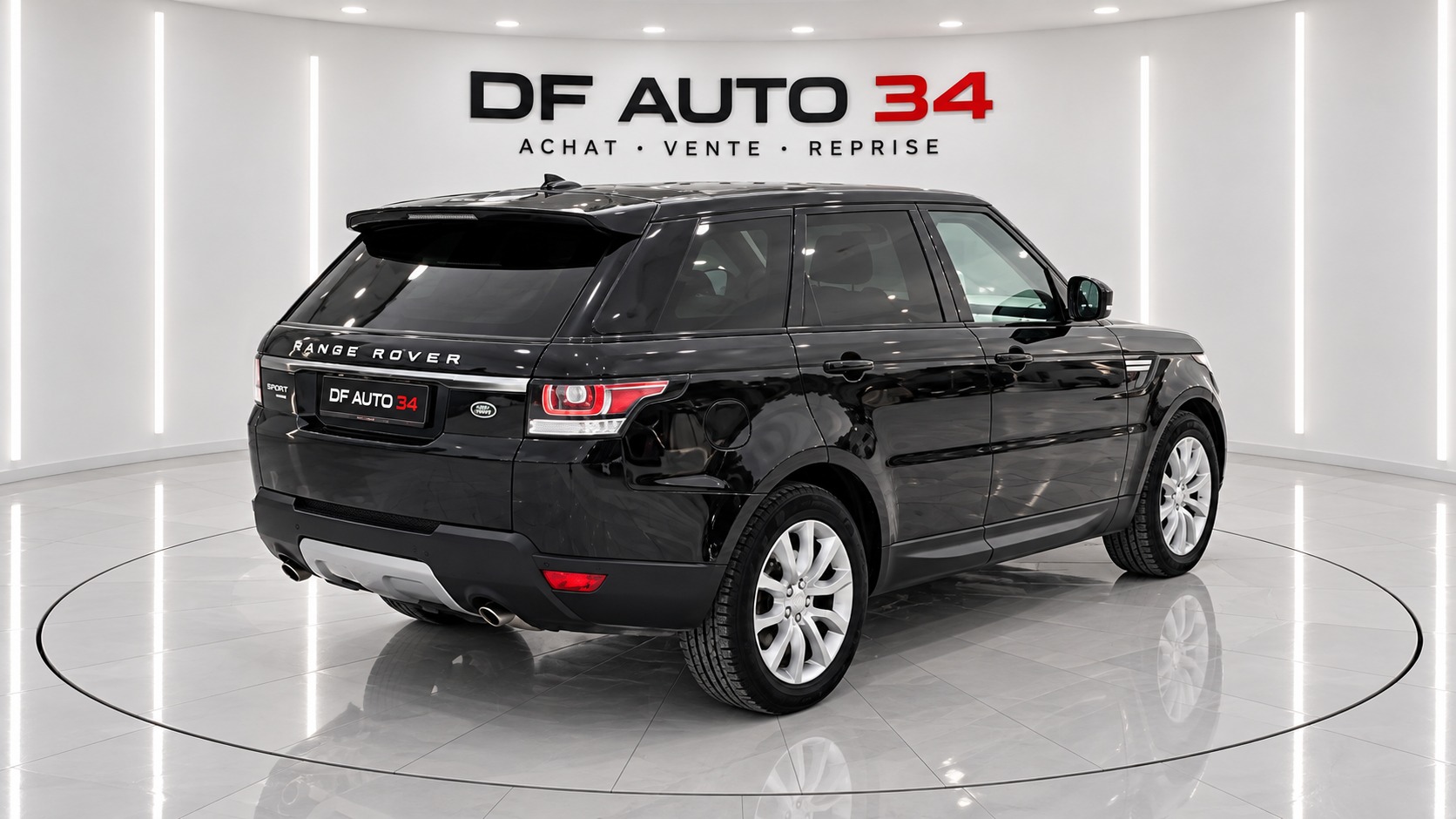 Range Rover Sport TDV6 — Vue arrière trois quarts